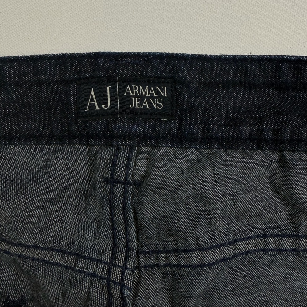 Armani Jeans Men’s Dark Wash Denim – Made in Italy – 34 Waist (Hemmed) Short - Picture 5 of 13